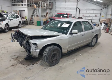 2003 Mercury Grand Marquis Gs из США, поврежденный, VIN 2MEFM74W43X707970